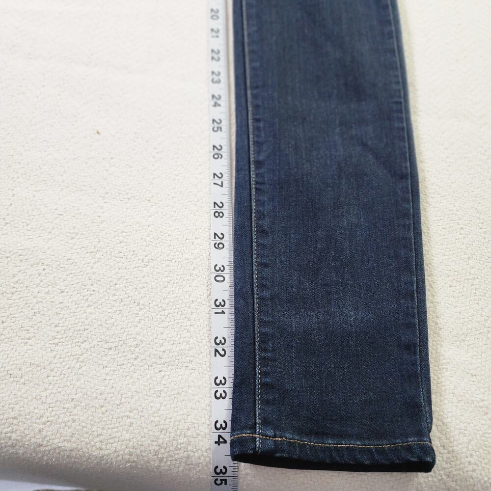 PAIGE Size 29 Leggy Ultra Skinny Dark Wash Denim Blue Jeans - Picture 11 of 11